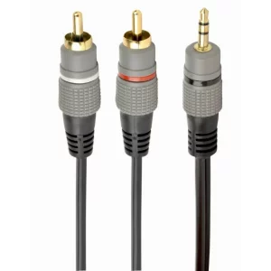 CABLU audio GEMBIRD  stereo (3.5 mm jack la 2 x RCA), 10m, conectori auriti, &quot;CCA-352-10M&quot;