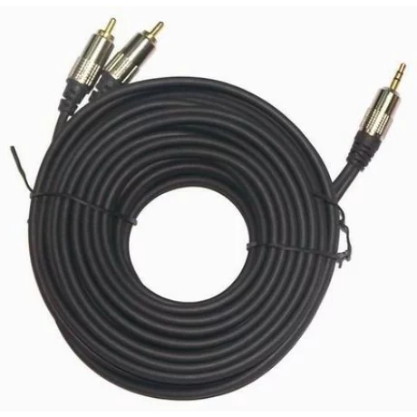 CABLU audio GEMBIRD  stereo (3.5 mm jack la 2 x RCA),  1.5m, conectori auriti, &quot;CCA-352-1.5M&quot;