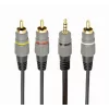 CABLU audio GEMBIRD  stereo (3.5 mm jack la 3 x RCA),  1.5m &quot;CCAP-4P3R-1.5M&quot;