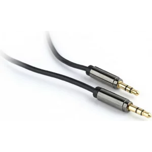 CABLU audio GEMBIRD  stereo (3.5 mm jack T/T), 1.8m, conectori auriti, black &quot;CCAP-444-6&quot;