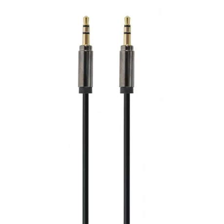 CABLU audio GEMBIRD  stereo (3.5 mm jack T/T),  1m, conectori auriti, black &quot;CCAP-444-1M&quot;