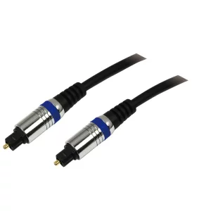 CABLU audio LOGILINK Toslink Optic (T/T)(pt. conexiune optica intre BLU-Ray si echipamentul audio), 1.5m, premium, black, &quot;CAB1101&quot;