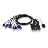 SWITCH KVM ATEN control 2 PC la 1 KVM, conector tip USB (T) x 4 | VGA (T) x 2, &quot;CS22U-A7&quot;