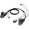 CABLU KVM D-LINK control 2 PC la 1 KVM, conector tip USB (T) x 2 | VGA (T) x 2 | 3.5 mm Jack (T) x 2, &quot;DKVM-222&quot;