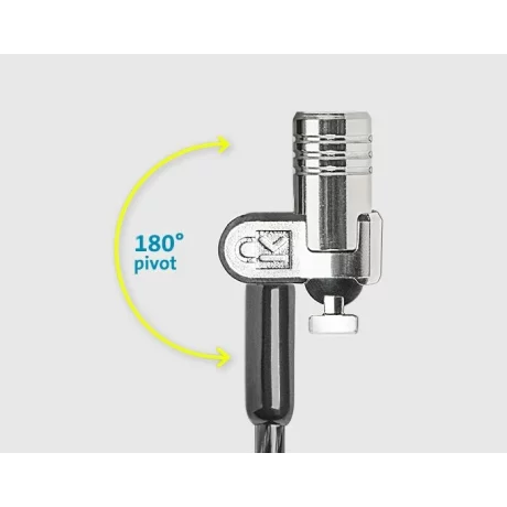 CABLU securitate KENSINGTON pt. notebook slot standard, cheie standard, conectare directa, 1.8m, cablu otel retractabil, 10mm,  permite rotire cablu, tehnologie Hidden Pin, &quot;MicroSaver 2.0&quot; &quot;K64423WW&quot;