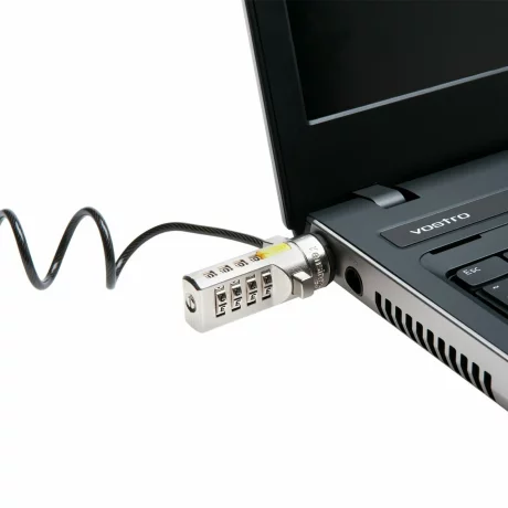CABLU securitate KENSINGTON pt. notebook slot standard, cifru cu patru discuri, conectare directa, 1.8m, cablu otel spiralat, 3.5mm, &quot;K64670EU&quot;