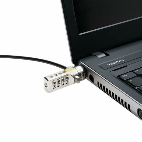 CABLU securitate KENSINGTON pt. ultra notebook slot standard, cifru cu patru discuri, conectare directa, 1.8m, cablu otel carbon, 6mm, &quot;K64675EU&quot;