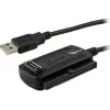 CABLU USB GEMBIRD adaptor, USB 2.0 (T) la IDE (M) ori S-ATA (M), 30cm, negru, AUSI01