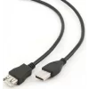 CABLU USB GEMBIRD prelungitor, USB 2.0 (T) la USB 2.0 (M),  4.5m, conectori auriti, negru, CCP-USB2-AMAF-15C