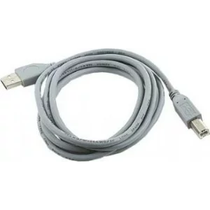 CABLU USB GEMBIRD pt. imprimanta, USB 2.0 (T) la USB 2.0 Type-B (T), 1.8m, gri, CCP-USB2-AMBM-6G