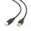 CABLU USB GEMBIRD pt. imprimanta, USB 2.0 (T) la USB 2.0 Type-B (T),  1m, black, CCP-USB2-AMBM-1M