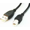 CABLU USB GEMBIRD pt. imprimanta, USB 2.0 (T) la USB 2.0 Type-B (T), 3m, conectori auriti, negru, CCP-USB2-AMBM-10