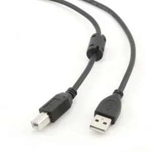 CABLU USB GEMBIRD pt. imprimanta, USB 2.0 (T) la USB 2.0 Type-B (T), 4.5m, premium, conectori auriti, black, &quot;CCF-USB2-AMBM-15&quot;