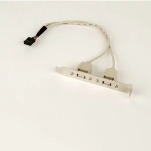CABLU USB GEMBIRD splitter, USB 2.0 (T) la 2 x USB 2.0 (M), 25cm, CCUSBRECEPTACLE