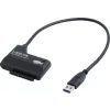 CABLU USB LOGILINK adaptor, USB 3.0 (T) la S-ATA 3 (T),  6cm, adaptor USB la HDD S-ATA 3 2.5&quot;, negru, AU0013