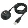 CABLU USB LOGILINK prelungitor, USB 2.0 (T) la USB 2.0 (M),  1.5m, negru, CU0013B