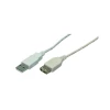 CABLU USB LOGILINK prelungitor, USB 2.0 (T) la USB 2.0 (M),  5m, gri, &quot;CU0012&quot;