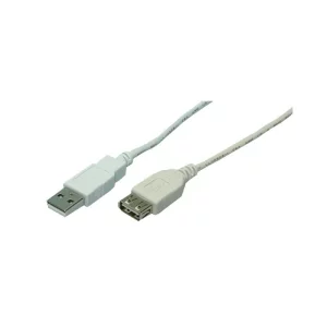 CABLU USB LOGILINK prelungitor, USB 2.0 (T) la USB 2.0 (M),  5m, gri, &quot;CU0012&quot;