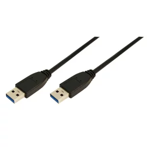 CABLU USB LOGILINK, USB 3.0 (T) la USB 3.0 (T), 2m, black, CU0039