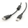 CABLU USB SPACER prelungitor, USB 2.0 (T) la USB 2.0 (M), 1.8m, black SPC-USB-AMAF6