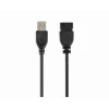 CABLU USB2.0 la USB2.0  SPACER prelungitor, 3m, (AM/AF), black SPC-USBAM-AF10