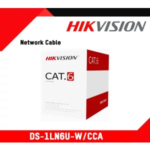 ROLA CABLU UTP HIKVISION, Cat6, 305 m, Cupru, solid, AWG23, &quot;DS-1LN6U-W/CCA&quot;