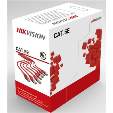 ROLA CABLU U/UTP HIKVISION, Cat5e, 305 m, Cupru, solid, AWG24, DS-1LN5E-S