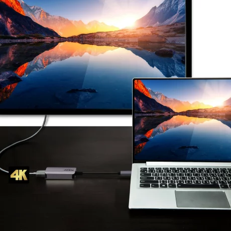 CABLU video ATEN, cablu or adaptor video, USB Type-C (T) la HDMI (M), 4K DCI (4096x2160) la 60Hz, &quot;UC3008A1-AT&quot;