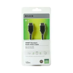 CABLU video BELKIN, HDMI (T) la HDMI (T), 4K DCI (4096x2160) la 60Hz, 5 m, &quot;F3Y017BT5M-BLK&quot;