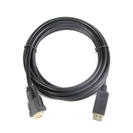 CABLU video GEMBIRD, adaptor DisplayPort (T) la DVI-D DL (T), 1.8m, rezolutie maxima Full HD (1920 x 1080) la 60Hz, negru, &quot;CC-DPM-DVIM-6&quot;