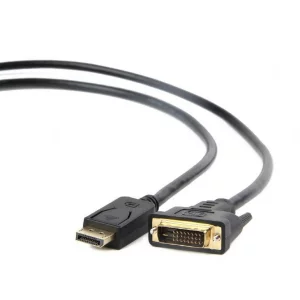 CABLU video GEMBIRD, adaptor DisplayPort (T) la DVI-D DL (T), 3m, rezolutie maxima Full HD (1920 x 1080) la 60Hz, negru, &quot;CC-DPM-DVIM-3M&quot;