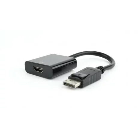 CABLU video GEMBIRD, adaptor DisplayPort (T) la HDMI (M), 10cm, rezolutie maxima Full HD (1920 x 1080) la 60Hz, negru, &quot;AB-DPM-HDMIF-002&quot;