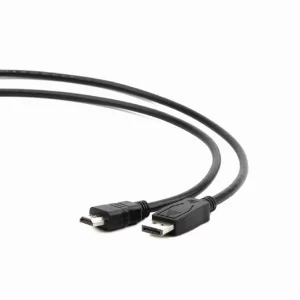 CABLU video GEMBIRD, adaptor DisplayPort (T) la HDMI (T), 1m, negru, &quot;CC-DP-HDMI-1M&quot;