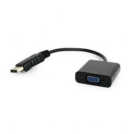 CABLU video GEMBIRD, adaptor DisplayPort (T) la VGA (M), 10cm, rezolutie maxima Full HD (1920 x 1080) la 60Hz, negru, &quot;AB-DPM-VGAF-02&quot;