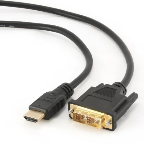 CABLU video GEMBIRD, adaptor HDMI (T) la DVI-D SL (T), 1.8m, negru, CC-HDMI-DVI-6