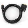 CABLU video GEMBIRD, adaptor HDMI (T) la DVI-D SL (T), 1.8m, negru, CC-HDMI-DVI-6