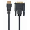 CABLU video GEMBIRD, adaptor HDMI (T) la DVI-D SL (T), 3m, conectori auriti, negru, &quot;CC-HDMI-DVI-10&quot;