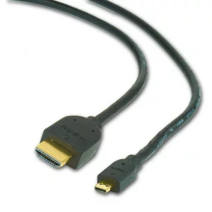 CABLU video GEMBIRD, adaptor HDMI (T) la Micro-HDMI (T), 3m, conectori auriti, negru, &quot;CC-HDMID-10&quot;