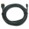 CABLU video GEMBIRD, adaptor HDMI (T) la Micro-HDMI (T), 3m, conectori auriti, negru, &quot;CC-HDMID-10&quot;