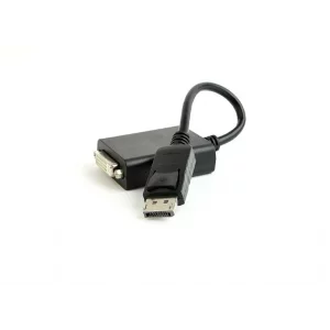 CABLU video GEMBIRD, adaptor Mini-DisplayPort (T) la DVI-I DL (M), 10cm, rezolutie maxima 4K UHD (3840 x 2160) la 30 Hz, negru, &quot;A-DPM-DVIF-03&quot;