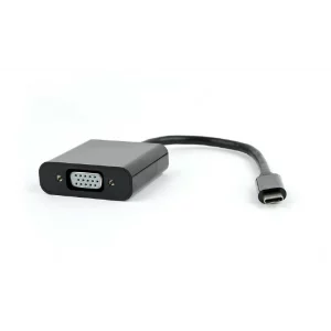 CABLU video GEMBIRD, adaptor USB 3.1 Type-C (T) la VGA (M), 15cm, rezolutie maxima Full HD (1920 x 1080) la 60Hz, negru, &quot;AB-CM-VGAF-01&quot;