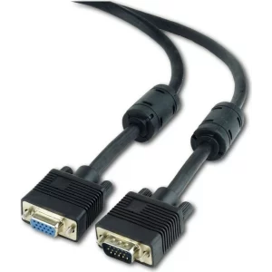 CABLU video GEMBIRD, adaptor VGA (T) la VGA (M), 1.8m, premium, dublu ecranat, negru, &quot;CC-PPVGAX-6B&quot;