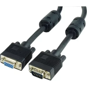 CABLU video GEMBIRD, adaptor VGA (T) la VGA (M), 3m, dublu ecranat, negru, &quot;CC-PPVGAX-10-B&quot;