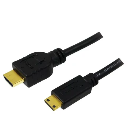 CABLU video LOGILINK, adaptor HDMI (T) la Mini-HDMI (Type C)(T), 1.5m, conectori auriti, rezolutie maxima 4K DCI (4096 x 2160) la 60 Hz, negru, &quot;CH0022&quot;