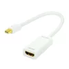 CABLU video LOGILINK, adaptor Mini-DisplayPort (T) la HDMI (M), 15cm, rezolutie maxima Full HD (1920 x 1080) la 60 Hz, alb, &quot;CV0036A&quot;