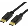 CABLU video LOGILINK, DisplayPort (T) la DisplayPort (T), 2m, conectori auriti, rezolutie maxima 8K (7680 x 4320) la 60 Hz, negru, &quot;CV0120&quot;