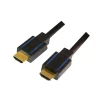 CABLU video LOGILINK, HDMI (T) la HDMI (T), 3m, premium, conectori auriti, rezolutie maxima 4K UHD (3840 x 2160) la 60 Hz, ver. 2.0b, w. ethernet, negru, blister, &quot;CHB005&quot;