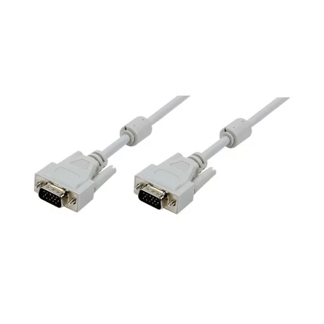 CABLU video LOGILINK, VGA (T) la VGA (T), 5m, dublu ecranat, gri, &quot;CV0027&quot;