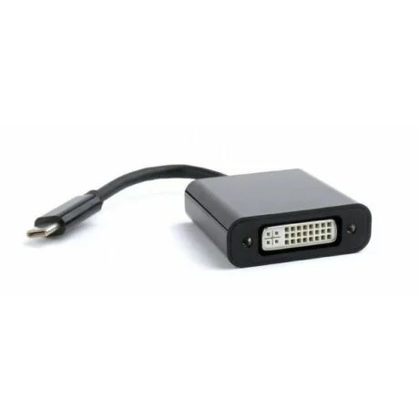 CABLU video SPACER, adaptor USB 3.1 Type-C (T) la DVI-I DL (M), 15cm, rezolutie maxima 4K UHD (3840 x 2160) la 30 Hz, silver, &quot;SP-CM-DVIF-01&quot;