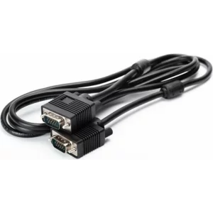 CABLU video SPACER, VGA (T) la VGA (T), 1.8m, dublu ecranat, negru, SPC-VGA-6